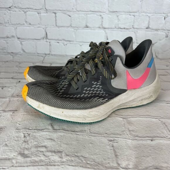 Nike Zoom Winflo 6 Thunder Grey/Digital Pink size 8.5 Women’s - Picture 1 of 10